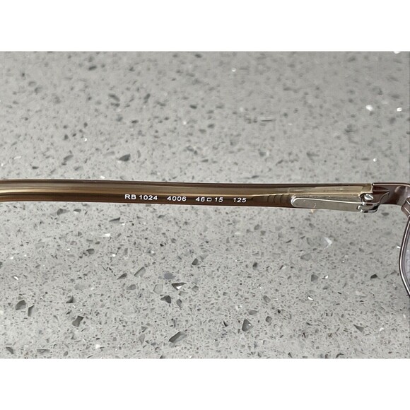 Ray-Ban Kids Eyeglasses Frames RB1024 4006 Bronze Brown Rectangular 46-15-125 - Picture 8 of 12